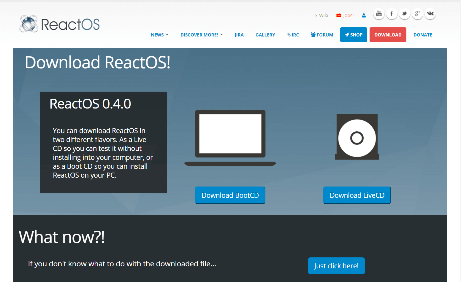 reactos windowslike os